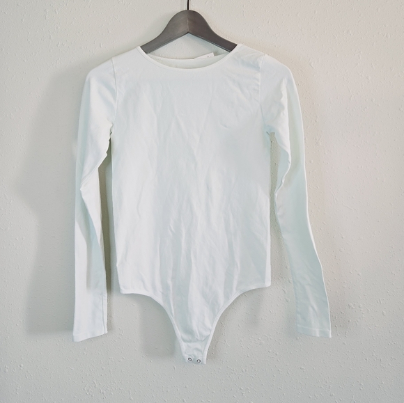 Free People Intimately Light Sage Seamless Women’s Bodysuit Sz M-L NWT - Picture 5 of 9